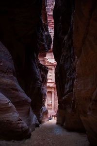 Rock formations in cave