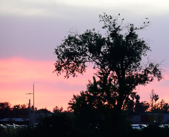 Scenic view of sky at sunset