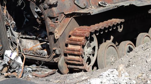 Old abandoned train