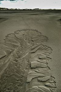 View of sandy beach