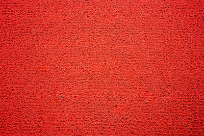 Full frame shot of red wall