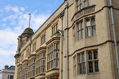 Low angle view of building against sky