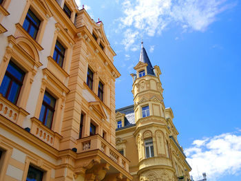 Beautiful fairy tale apartment  building in europe