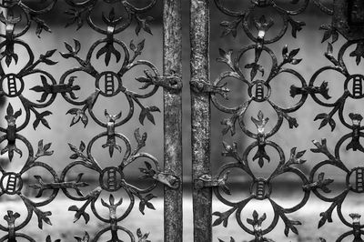 Detail shot of metal grate