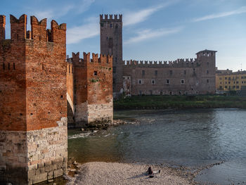 View of fort against sky