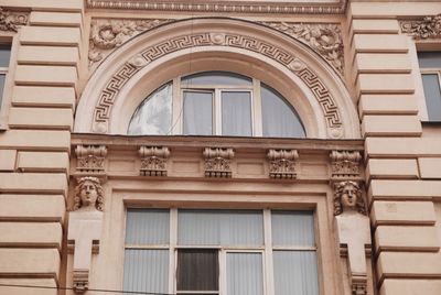 Low angle view of historical building