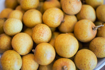 Full frame shot of fruits in market