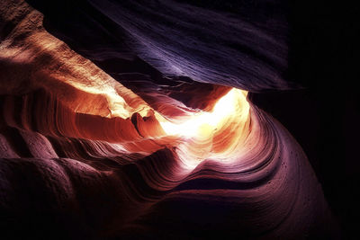 Close-up of cave