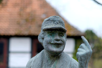Close-up of statue