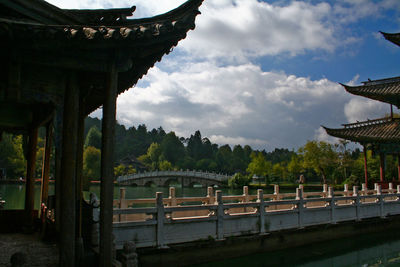 Built structure against the sky