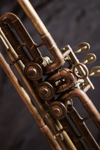 Close-up of trumpet