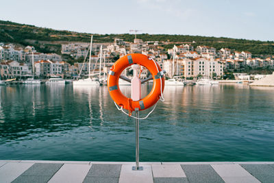 Boats in sea