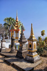 Low angle view of temple