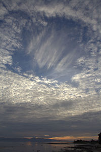 Scenic view of sky during sunset