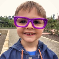Portrait of boy smiling