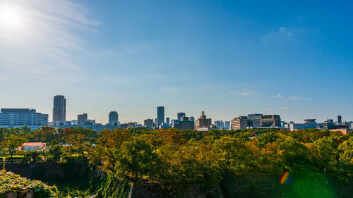 Osaka skyline 