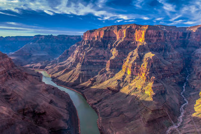 Scenic view of the grand canyon against sky