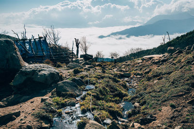 Panoramic view of landscape against sky