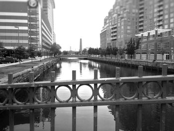 View of bridge in city