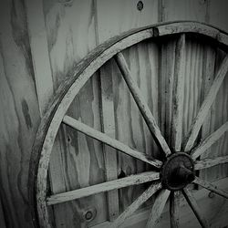 Old rusty wheel