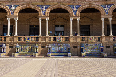 Facade of building