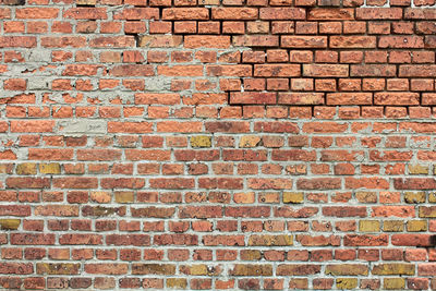 Full frame shot of brick wall