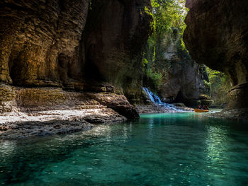 Scenic view of cave