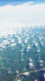 Aerial view of landscape against sky