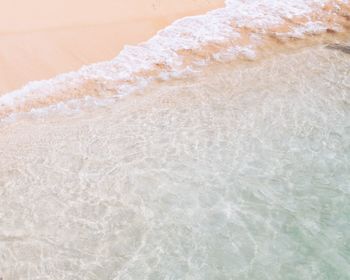 Close-up of waves in sea