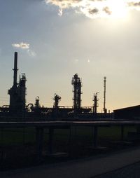 Industrial building against sky