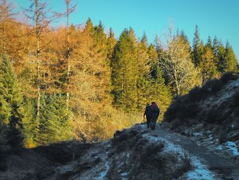 People standing on landscape