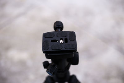 High angle view of camera