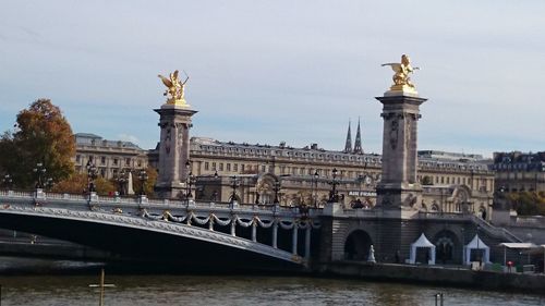 Low angle view of historical building