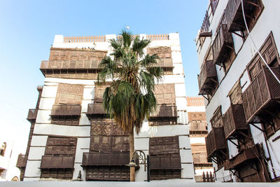 Low angle view of buildings against sky