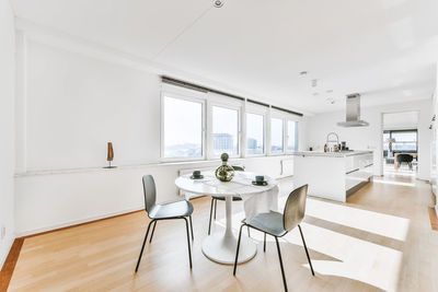 Chairs and table at home