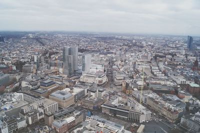 High angle view of cityscape