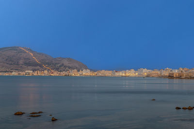 Panoramic photo of the splendid sicilian coast