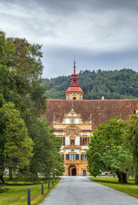 View of historic building against sky