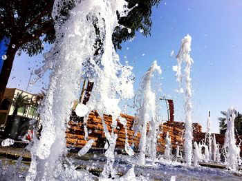 View of fountain