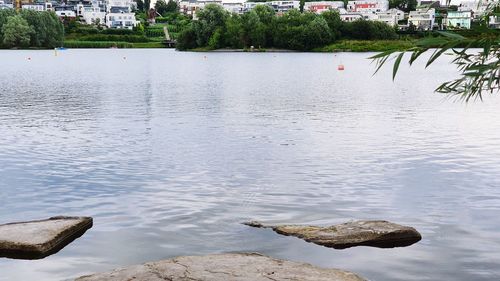 Scenic view of lake