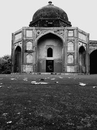 View of historical building against clear sky
