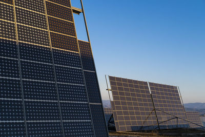 Low angle view of solar panel