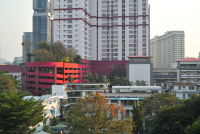 Buildings in city