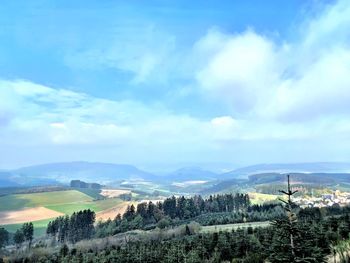 Scenic view of landscape against sky