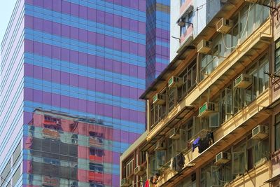 Low angle view of apartment building