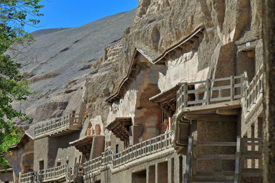 Low angle view of ancient architecture