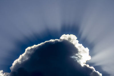 Low angle view of clouds in sky