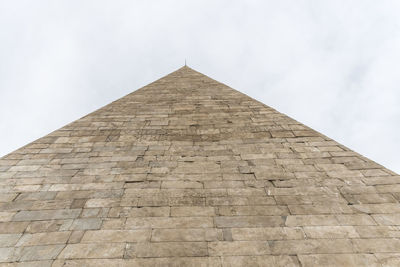 Low angle view of historical building against sky