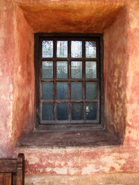 Close-up of window