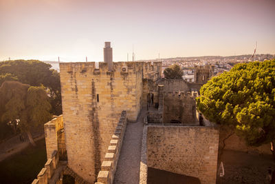 View of old ruins